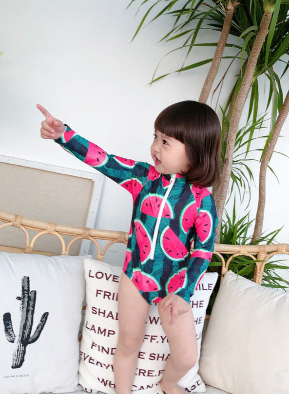 Maillots de bain pour enfants à la pastèque fraîche