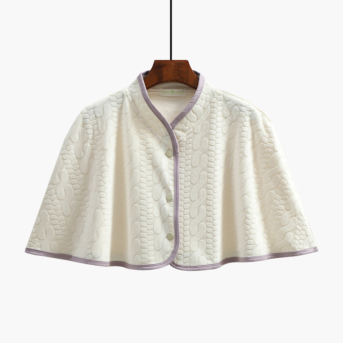 Autumn and Winter Island Velvet Cape-Style Châl