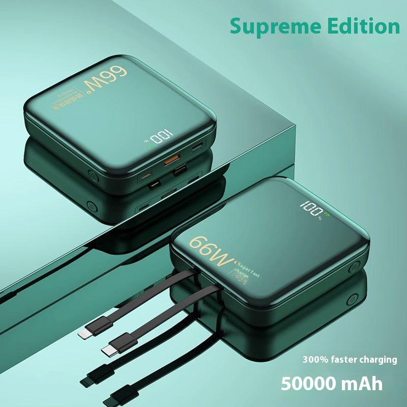 Charge grande capacité Super rapide avec câble Power Bank