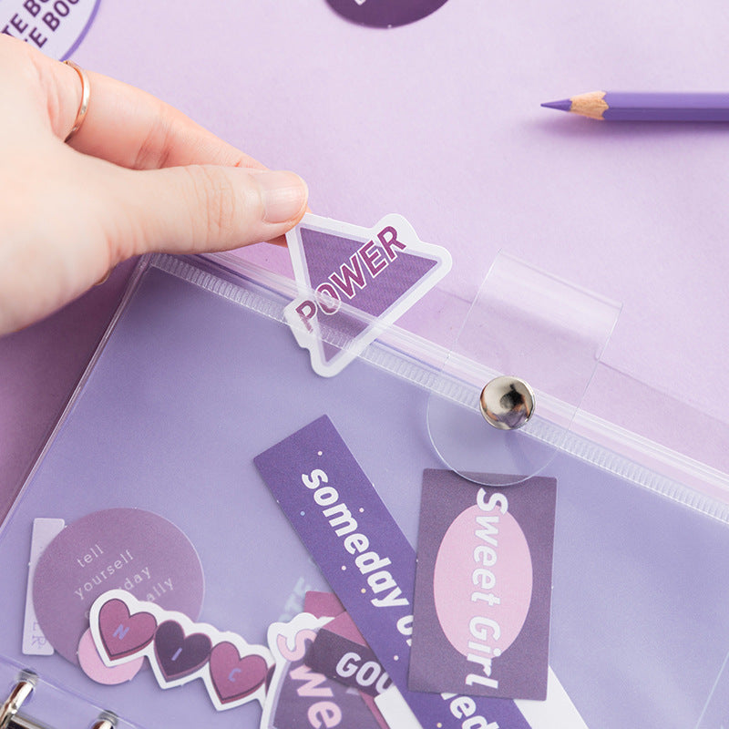 Carnet amovible transparent PVC