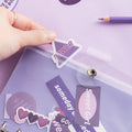 Carnet amovible transparent PVC