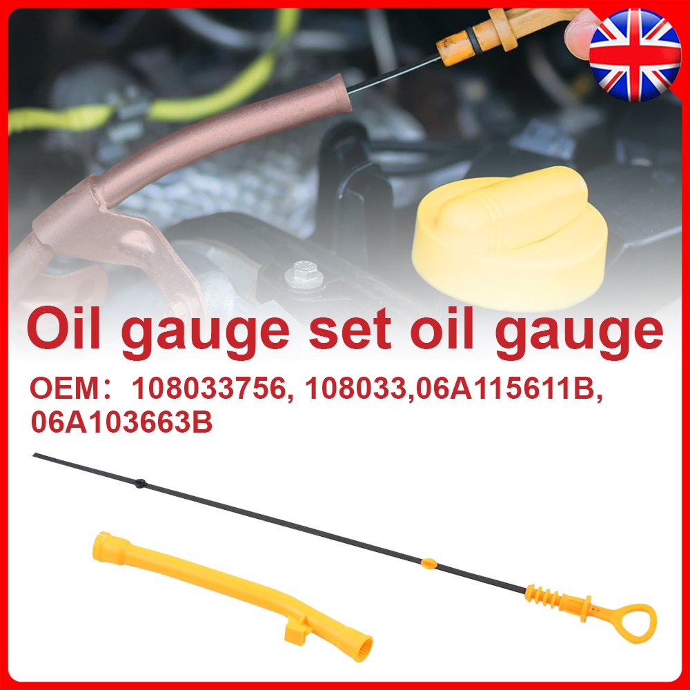 Dipstick d'huile moteur convient à un siège Udi A3 TT L Eon Skoda Octavia Mk1 VW 06A115611B