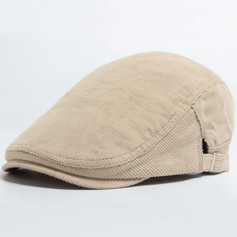 Corduroy d'automne et d'hiver avec deux chapeaux