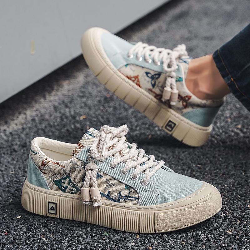 Trendy Wild quatre saisons Toile Sneakers