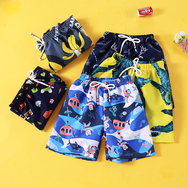 Shorts Beach Trunks Casual Loose Outer Wear Big Panties Cartoon Fashionable Cinquième Pantalon