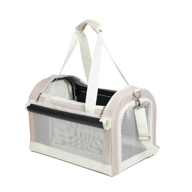 Multi Pet Carrier Double Decker 4 roues Chariot pour chats et petits chiens Détachable Carrier