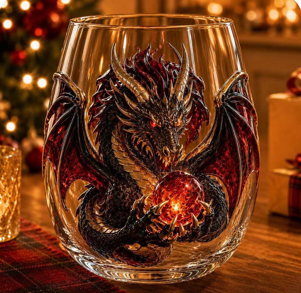 Dragon Spirit Treasure Pearl Illusion-Color Craft Cup