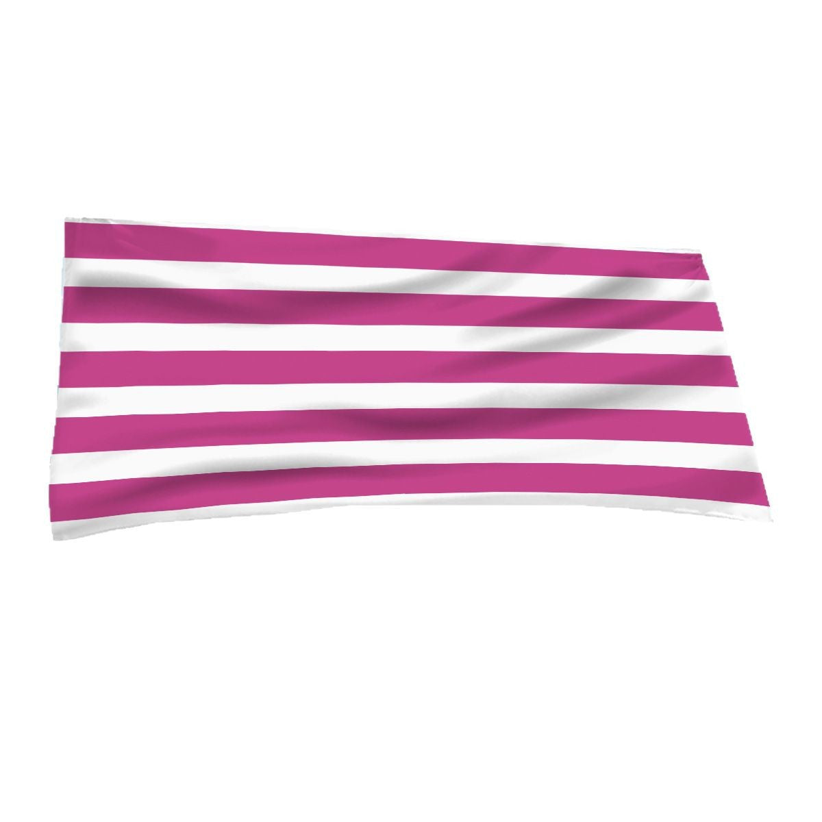 Velours à face unique Personnalisé modèle rayé Serviette de bain de plage Microfibre