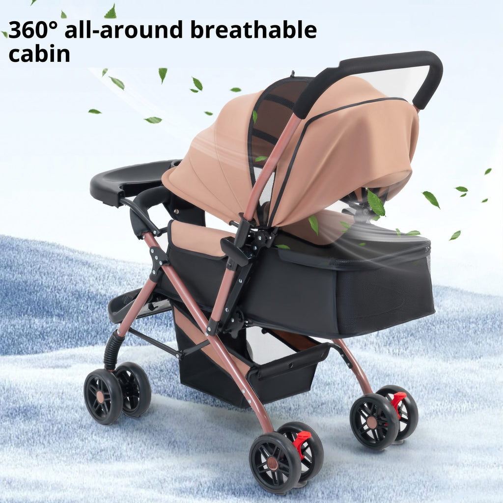 Poussette pour bébés bidirectionnelle