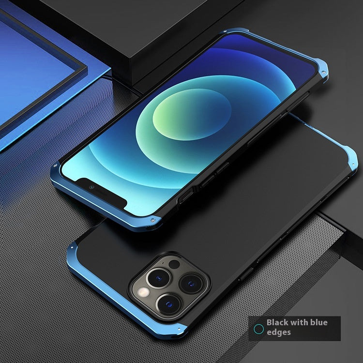 Étui de téléphone à vis métallique résistant à la chute
