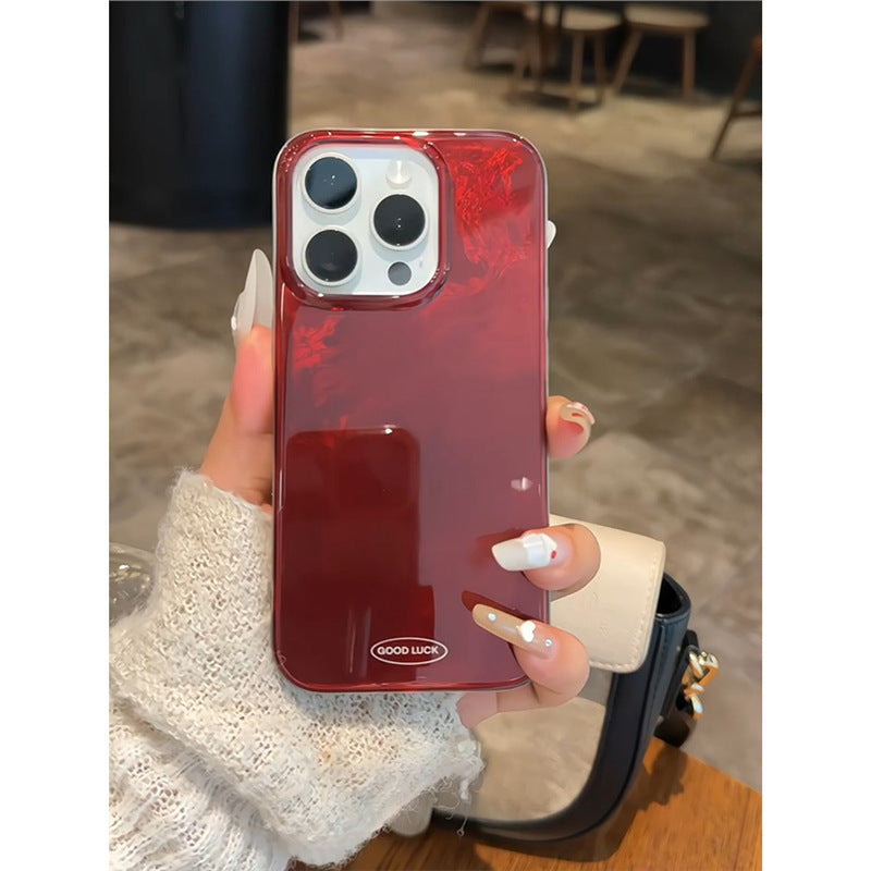 Cas de téléphone rouge de haute qualité
