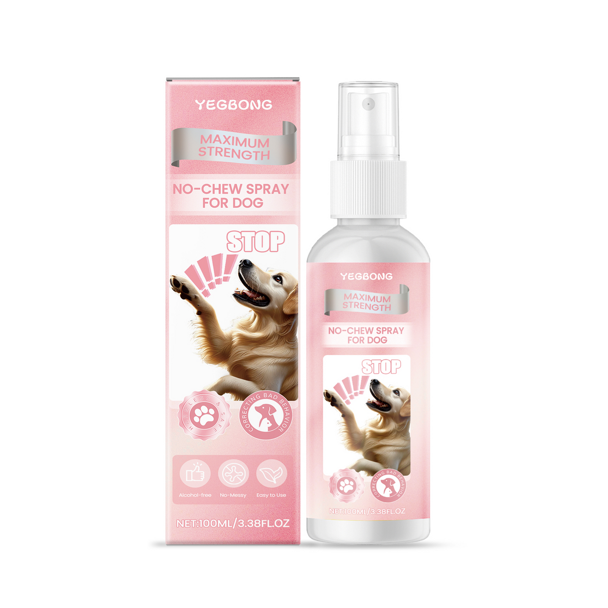 Pas de spray pour les chiens
