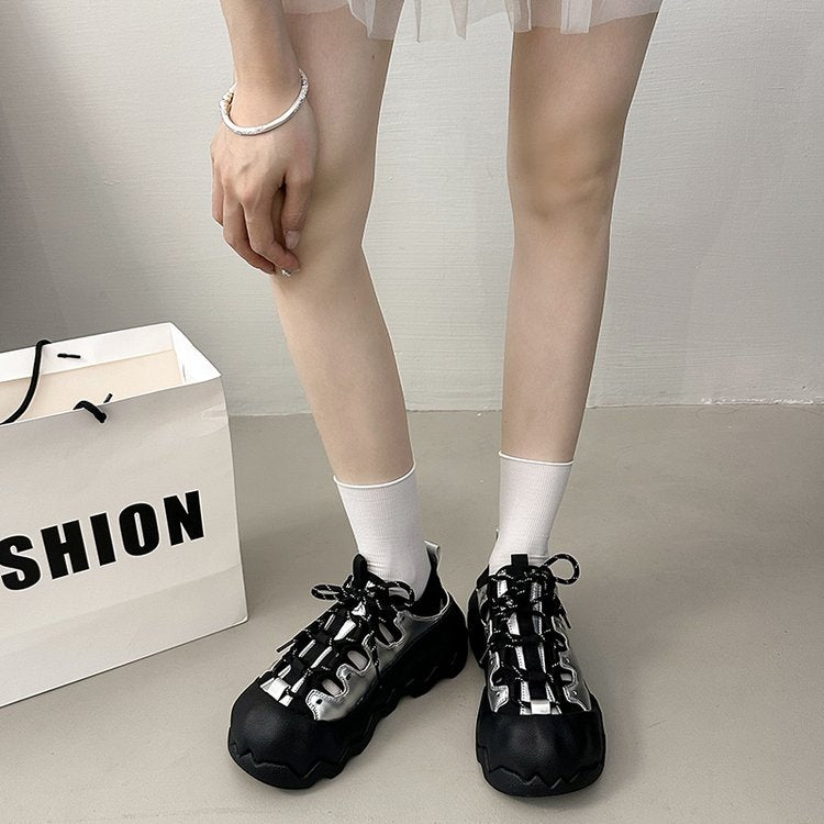 Arrivée Coréen Street Style Platform Casual Beach Sandales pour les femmes