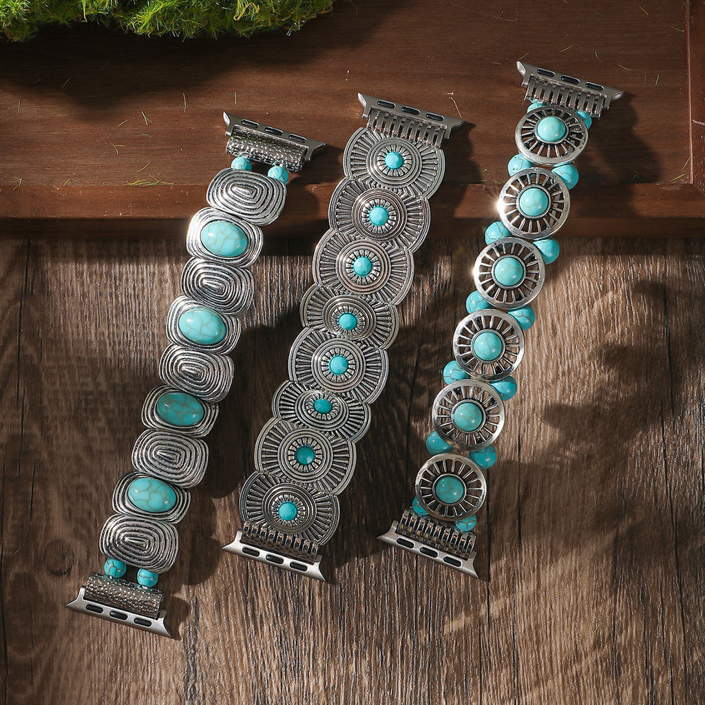Bracelet de montre en cuir de style bohème