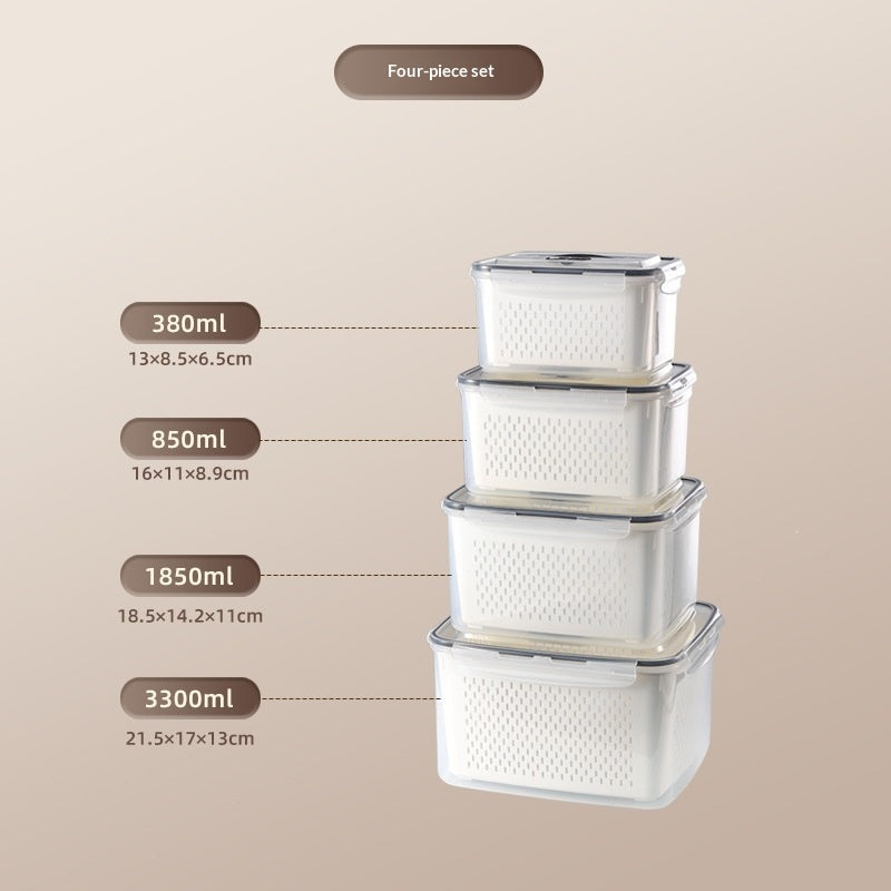 Boîte de rangement portable de qualité alimentaire avec couvercle