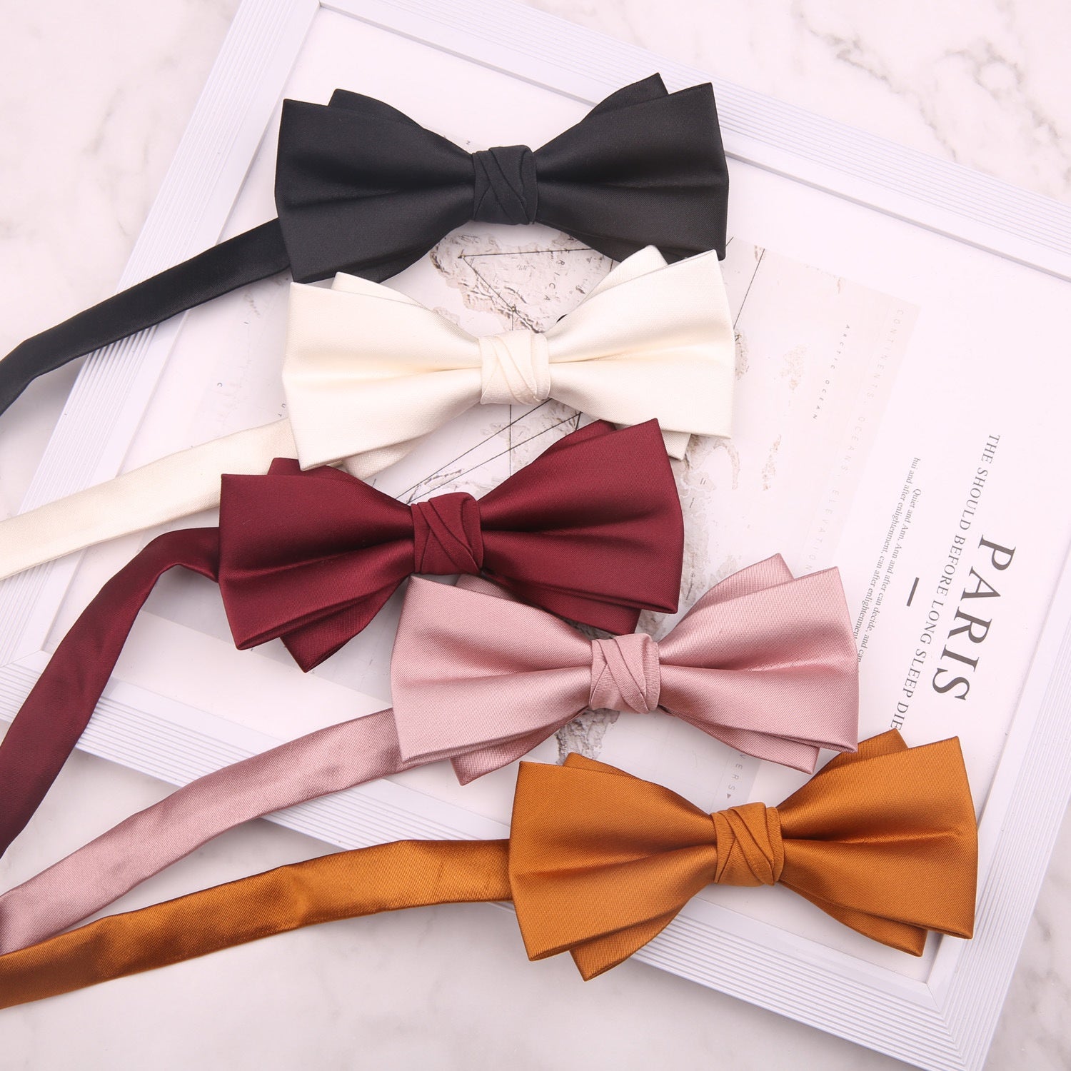 Hommes Polyester mariage Bow Tie