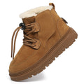 Chaussures de coton pour enfants épaissies en polaire