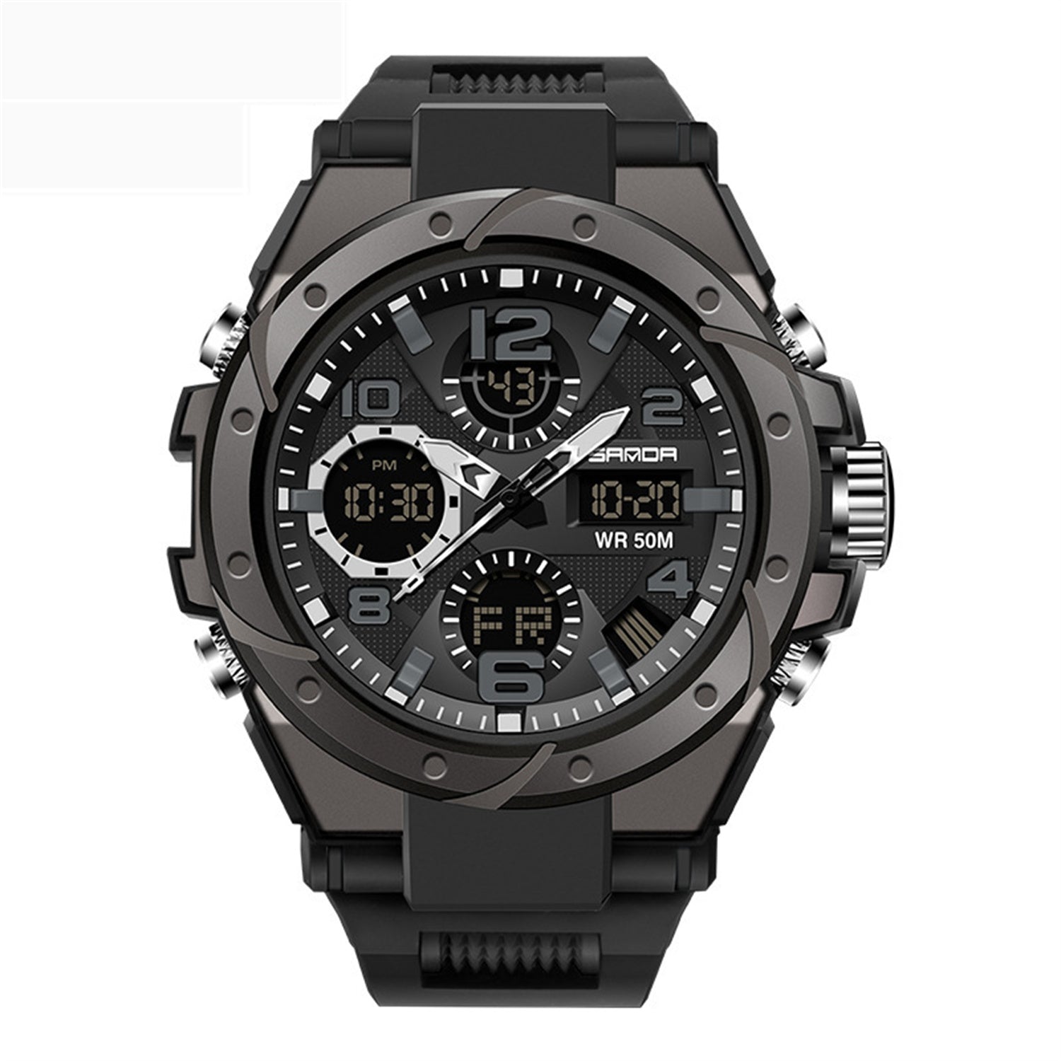 Montre Quartz multifonctionnelle pour homme