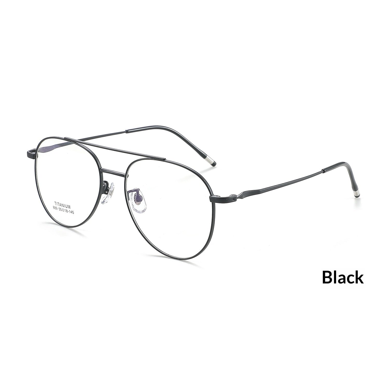 Verres de mode rétro en titane