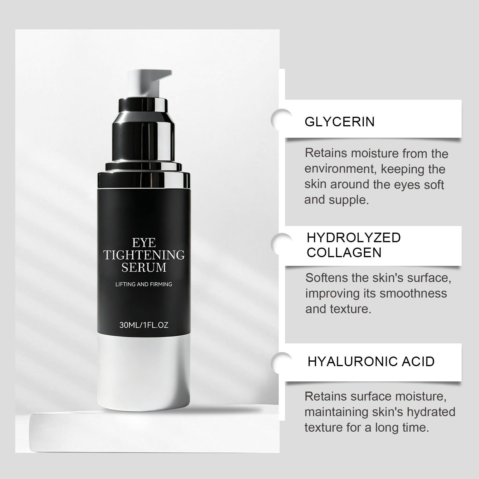 Sérum raffermissant des yeux