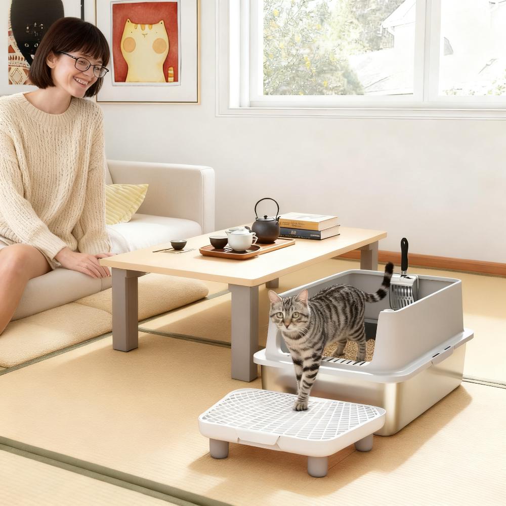 Boîte à litière pour chats