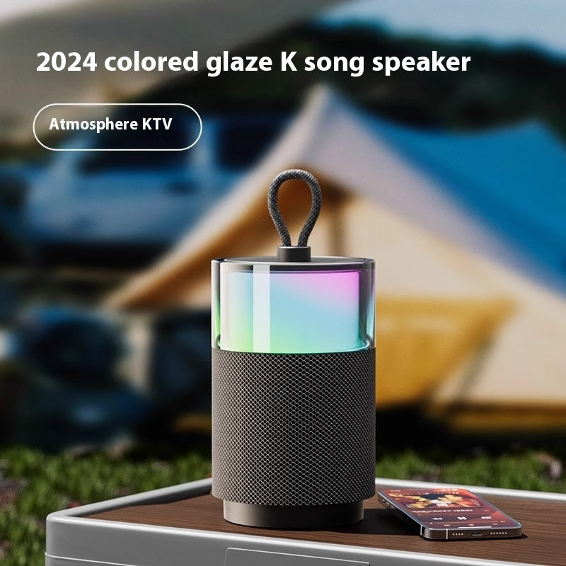 Mini Bluetooth sans fil haut-parleur couleur lumière sous-woofer longue durée de vie de la batterie