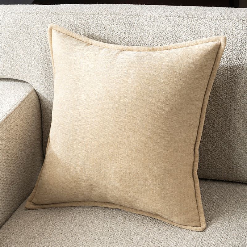 Haut-de-gamme Chenille Oreiller Salon Canapé Coussin en peluche tissu Bolster