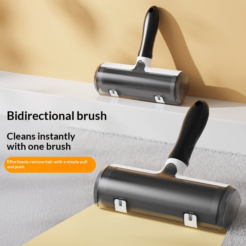 Brosse pour chien et chat avec un rouleau de nettoyage pour enlever la fourrure