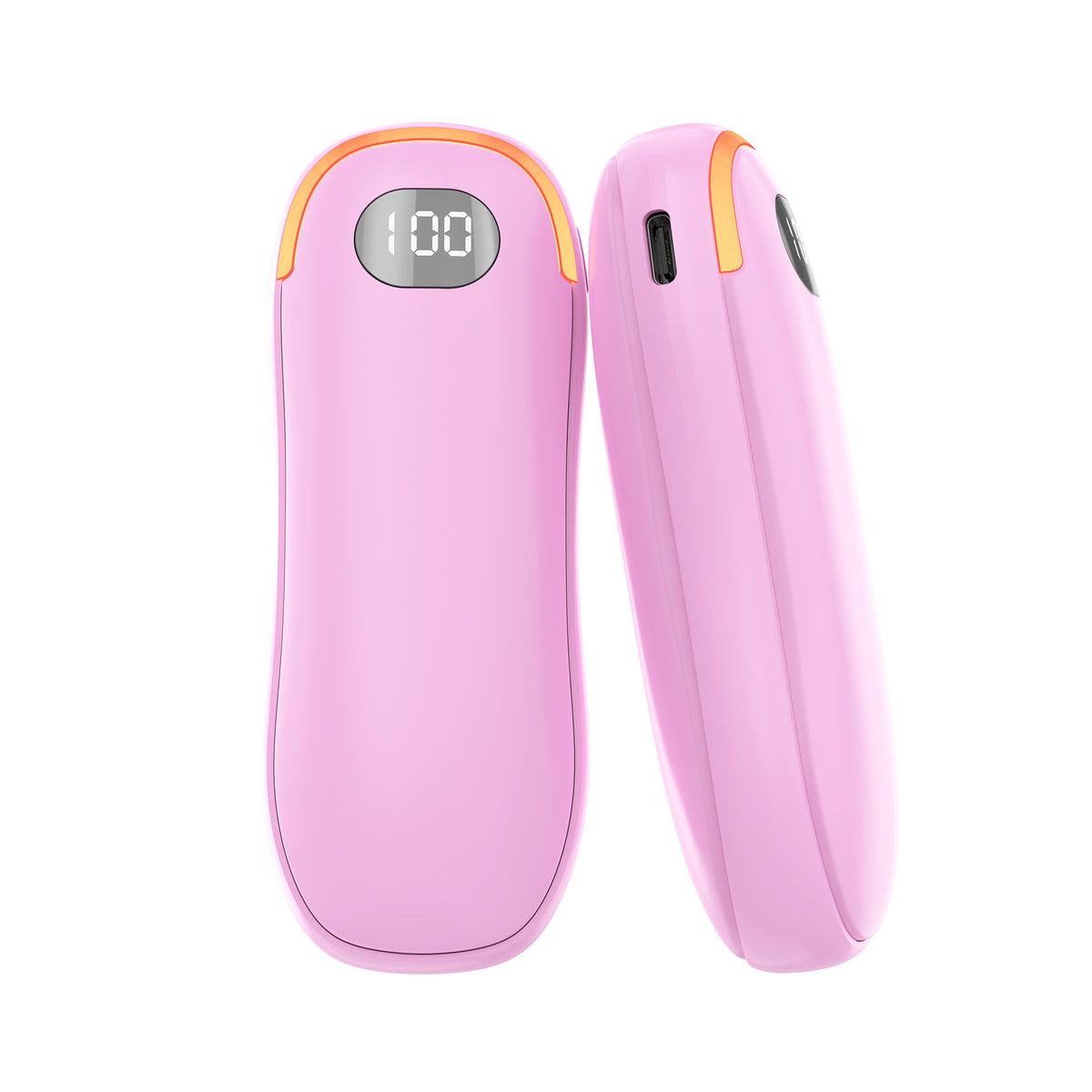 Power Bank Hand Warmer Affichage numérique Régulateur de température Double face chauffant Pad