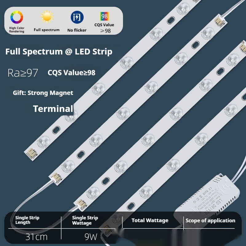 Plein spectre Led Super Bright Patch remplacement source de lumière Plafond plaque de base de lampe