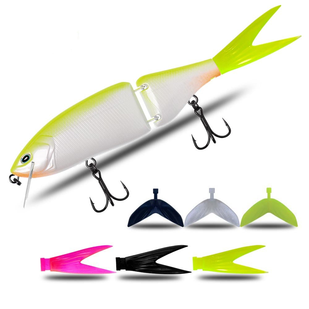 Luya flottant plusieurs sections Baignade Bait Brut Bait Hard Bait Basse Bâton de chien