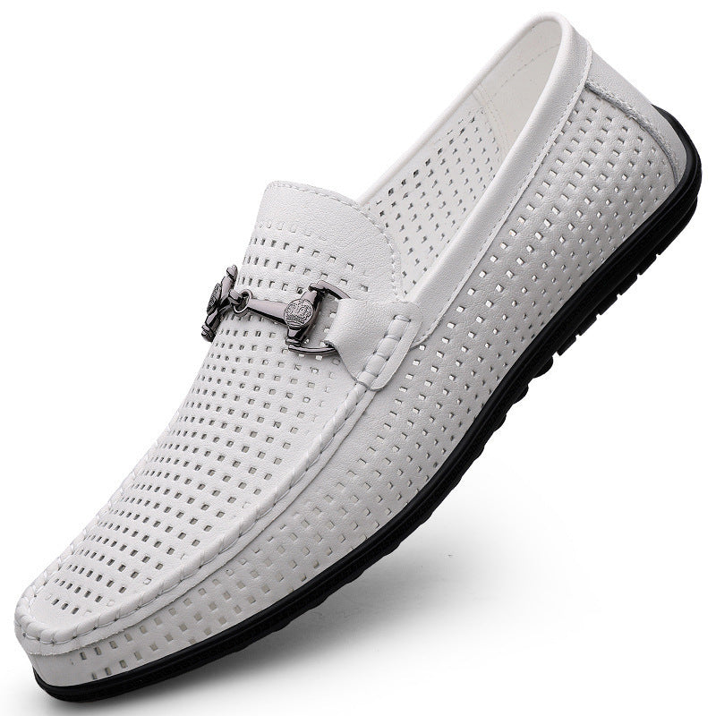 Lightweight breathable soft-soled loafers