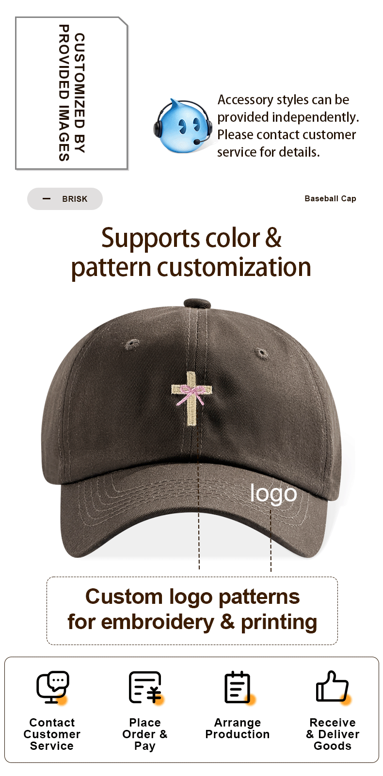 Religieux Christian Cross Bow Broderie Vintage Casual Unisexe Baseball Chapeau de papa