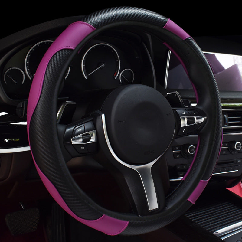 Couverture de volant de voiture cuir élastique sans vis