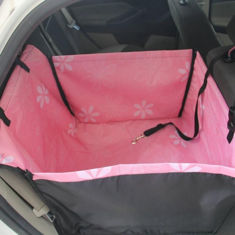 Imprimé arrière Double couche imperméable Pet Car Mat Pet Cat Dog Protection Pet Panier de suspension
