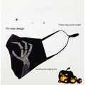 Impression numérique Masque double couche pour visage drôle d'Halloween
