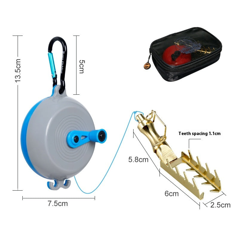Lure ilure de l'équipement de pêche Plaque de fer pailletée Suspension Lifter Wukong Bait Lifter Wi