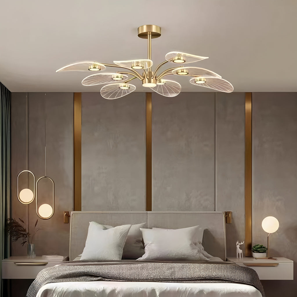 Salle d'étude en acrylique de style nordique Chandelier