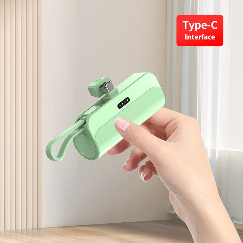Pocket sans fil Mini Capsule Banque Compact Portable Source d'alimentation