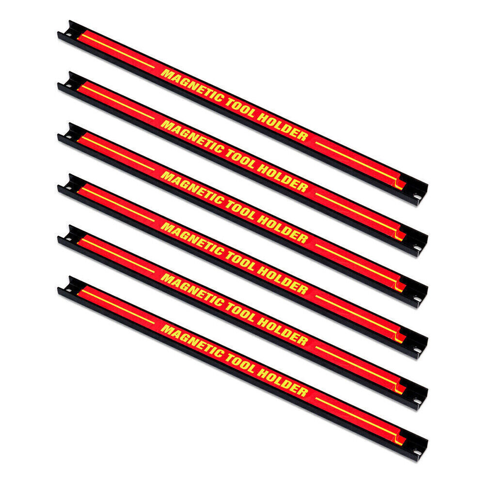 6x18 Barre magnétique de stockage porte-outils lourds Rack Garage Wall Holder Bandes