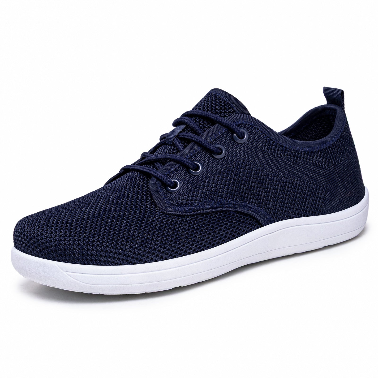 Chaussures Casual Solid Color Flyknit Breathable Large Toe Box