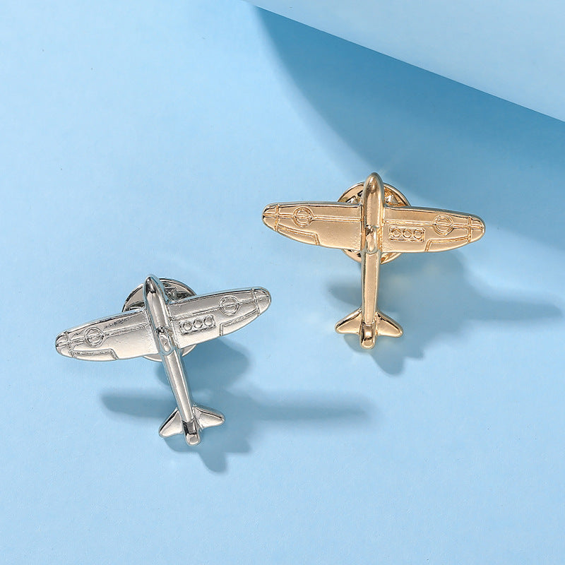 Minimaliste créatif Mini avion Brooch