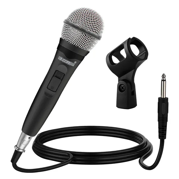 5 CORE Microphone Dynamic Vocal Handheld Mic Cardioid Unidirectional Microfono W On Off Sw