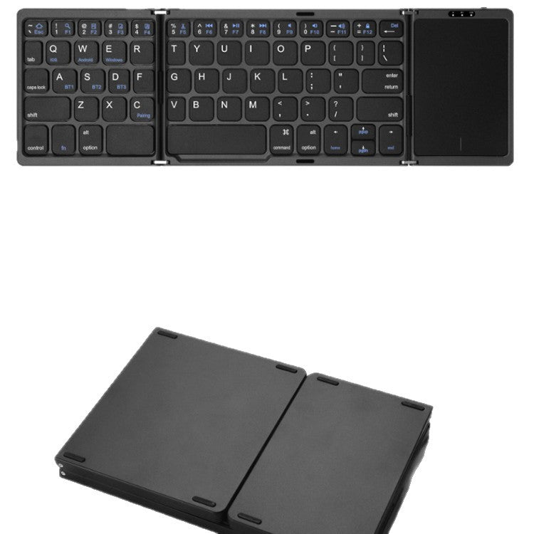 Trois claviers Bluetooth sans fil sans fil Touch Pad portable Tablette portable