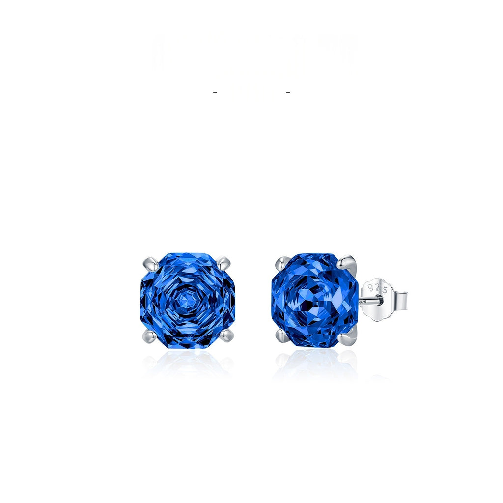 Boucles d'oreilles en diamant brillant taille rose Unisex Accessoire