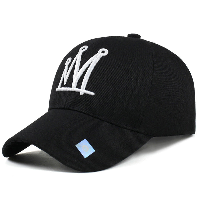 Chapeau brodé Peaked Femmes Alphabet Baseball