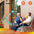 1Pc Wind Chimes Humming Bird Feeder Fourmi et Bee Proof Outdoor Hanging Hummingbird Feeder F