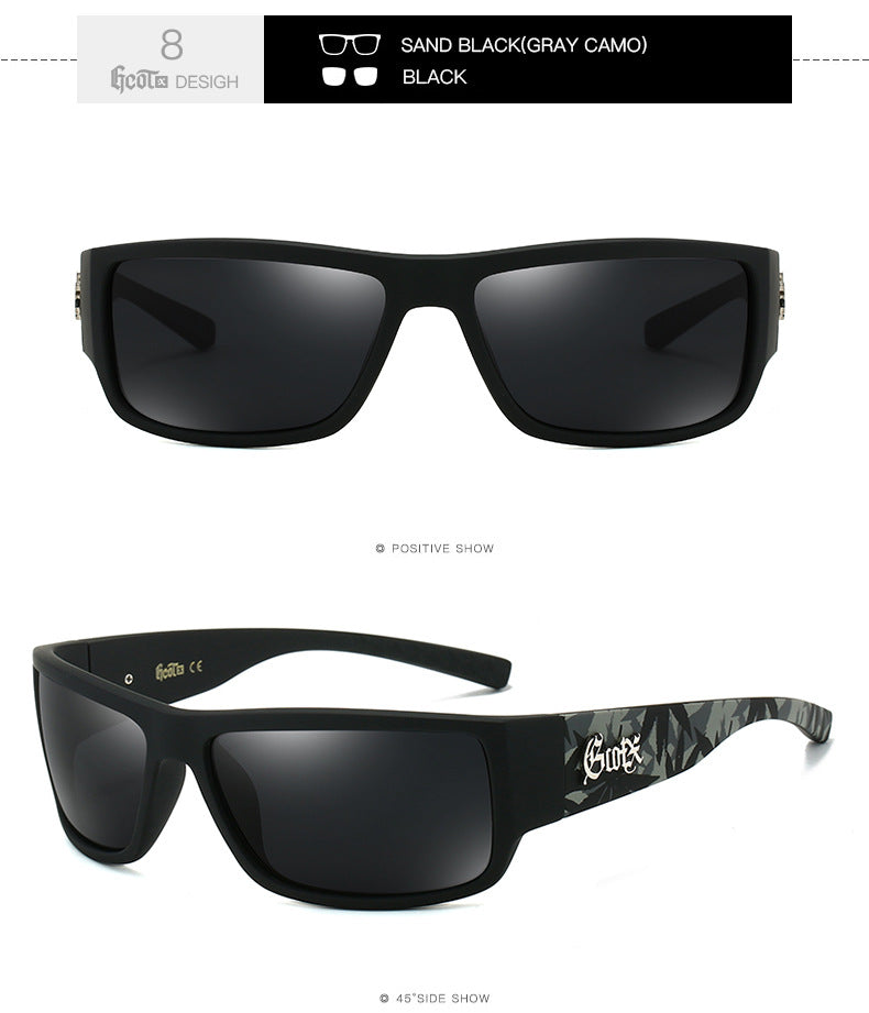Lunettes de soleil Polarisées Hip-hop Fashion