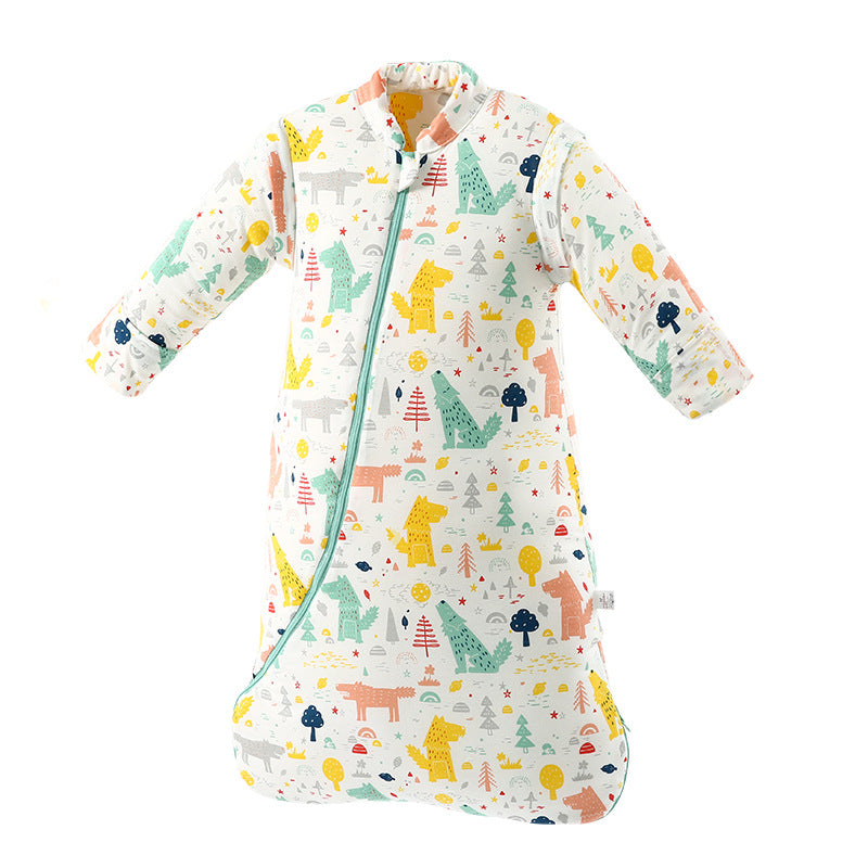 Couverture antidérapante Coton pour enfants épais Sac de couchage en une seule pièce