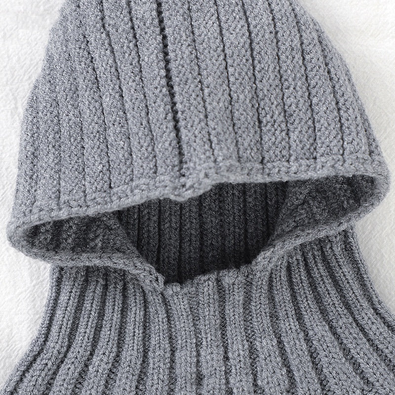 Chapeau bébé et bébé écharpe tout-en-un tenue chaude Casquette